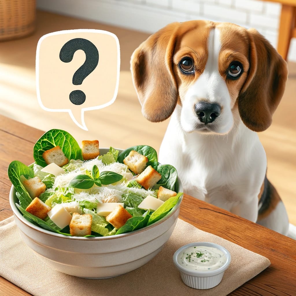 can dogs eat caezar salad featured