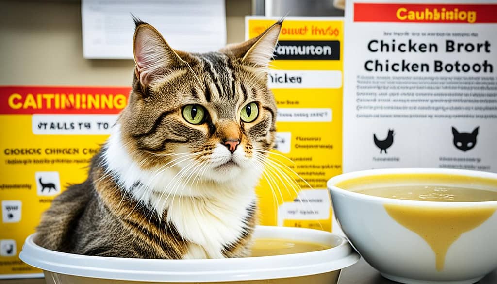 can cats have chicken broth