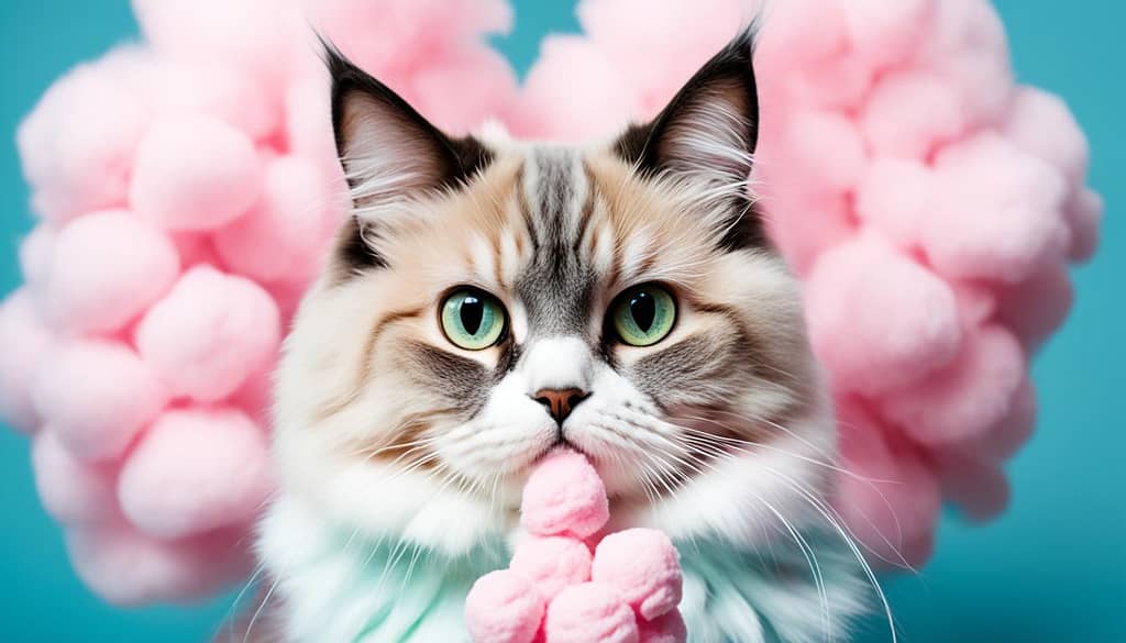 cotton candy toxicity in cats