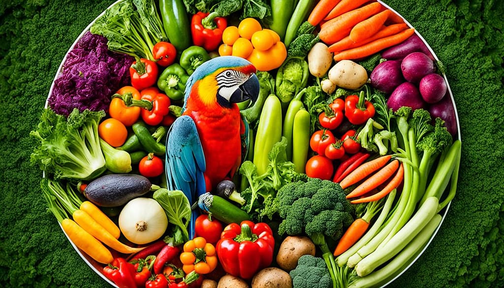 parrot-friendly vegetables