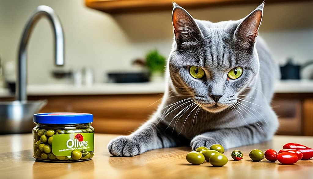 cats and olives