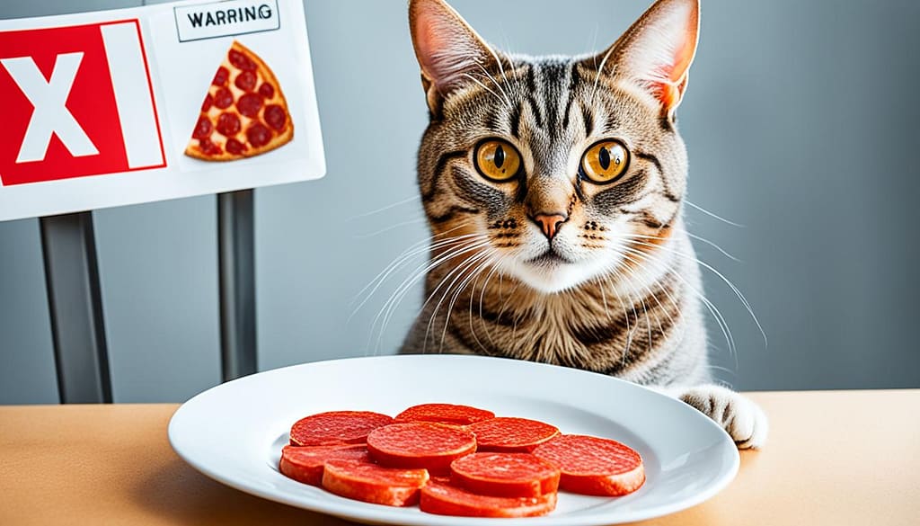 can cats eat pepperoni