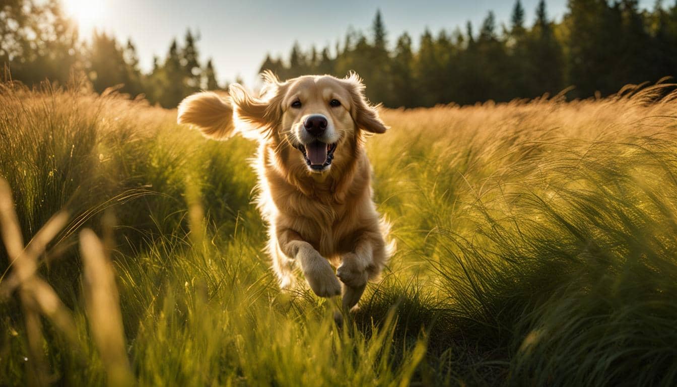 are golden retrievers active dogs