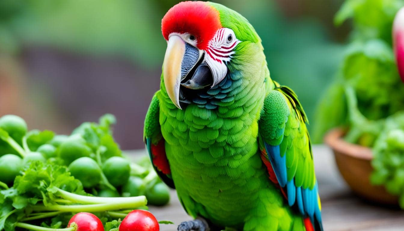can parrots eat radishes